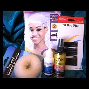 Wig/Hair Accessory Bundle Pack w/2 Free Bonuses!